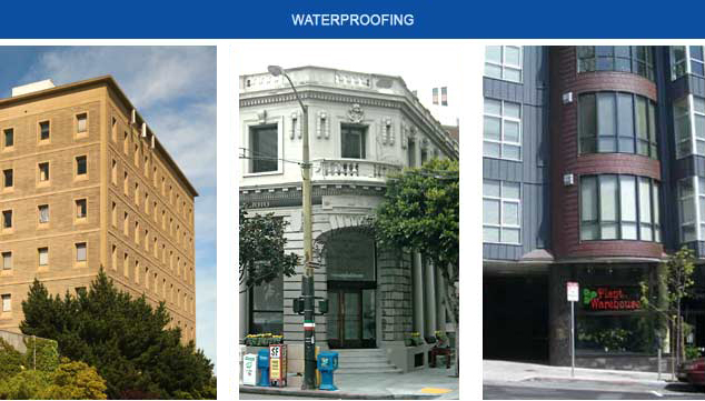 waterproofing projects in San Francisco